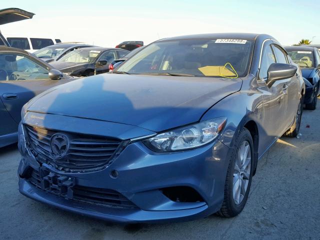 JM1GJ1U51F1179532 - 2015 MAZDA 6 SPORT BLUE photo 2