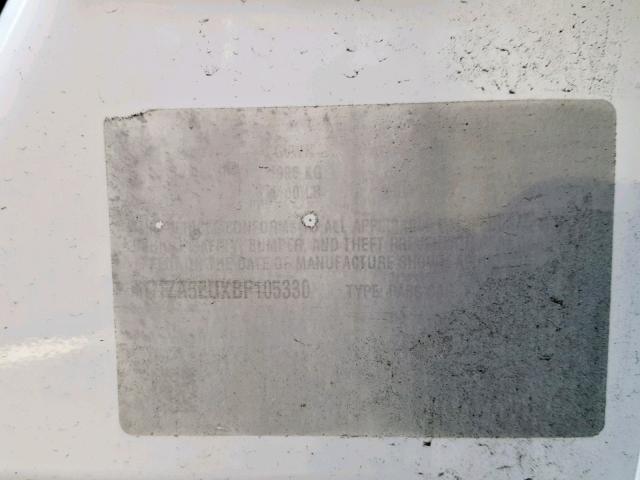 1G1ZA5EUXBF105330 - 2011 CHEVROLET MALIBU LS Ақ фото 10