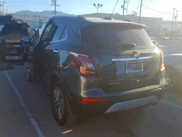 KL4CJASB8JB521515 - 2018 BUICK ENCORE PRE GRAY photo 3