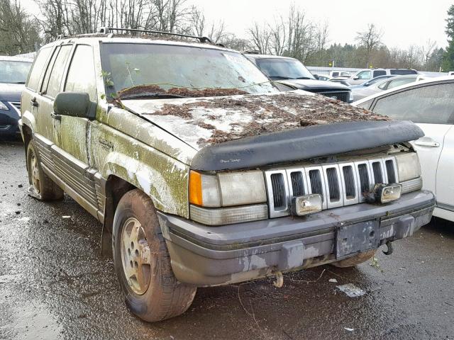 1J4GZ58Y7PC692143 - 1993 JEEP GRAND CHER WHITE photo 1