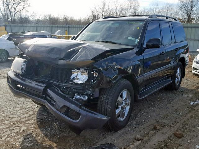 JTEHT05J262101464 - 2006 TOYOTA LAND CRUIS BLACK photo 2