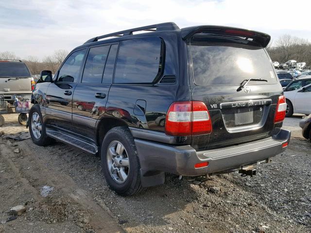 JTEHT05J262101464 - 2006 TOYOTA LAND CRUIS BLACK photo 3