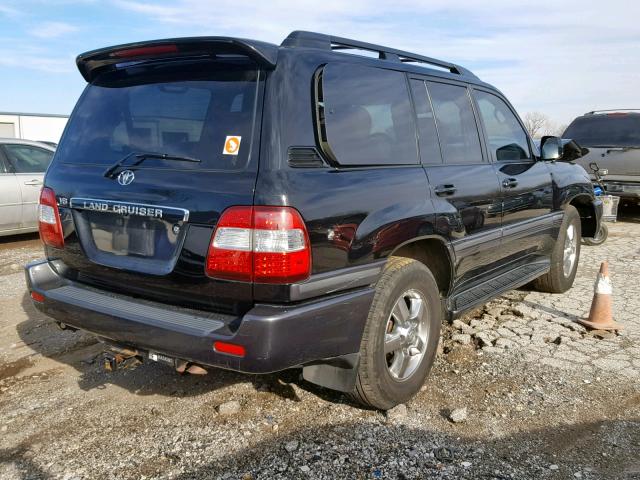 JTEHT05J262101464 - 2006 TOYOTA LAND CRUIS BLACK photo 4