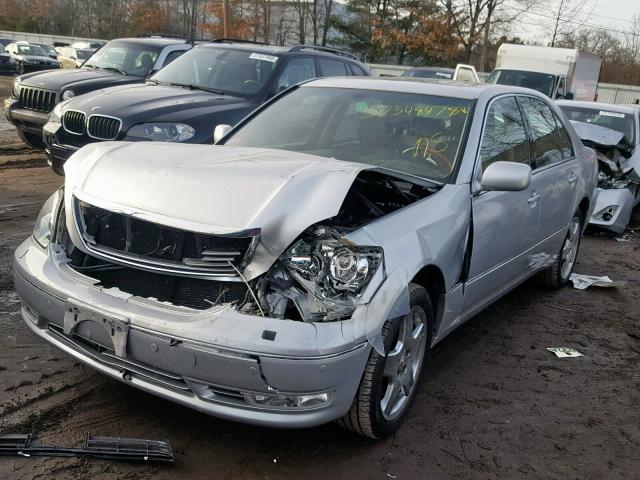 JTHBN36F650174149 - 2005 LEXUS LS 430 SILVER photo 2