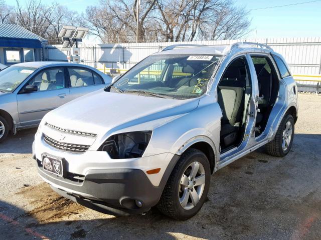 3GNAL2EKXCS595798 - 2012 CHEVROLET CAPTIVA SP SILVER photo 2