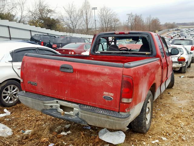 1FTRX17W9YKA46297 - 2000 FORD F150 RED photo 4