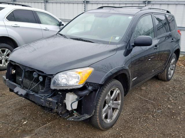 JTMRF4DV9A5030833 - 2010 TOYOTA RAV4 SPORT BLACK photo 2