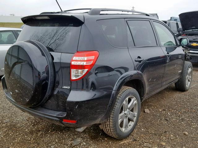 JTMRF4DV9A5030833 - 2010 TOYOTA RAV4 SPORT BLACK photo 4