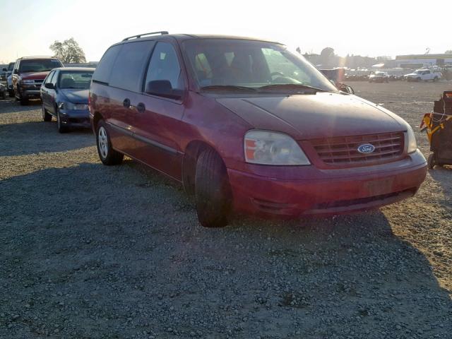 2FMZA51634BB05068 - 2004 FORD FREESTAR S RED photo 1