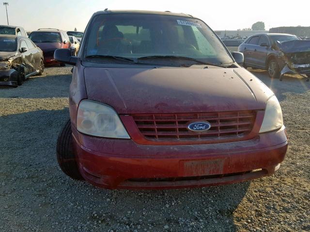 2FMZA51634BB05068 - 2004 FORD FREESTAR S RED photo 9
