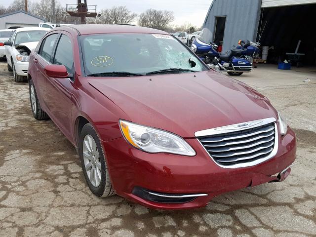 1C3CCBBB4EN183948 - 2014 CHRYSLER 200 TOURIN RED photo 1