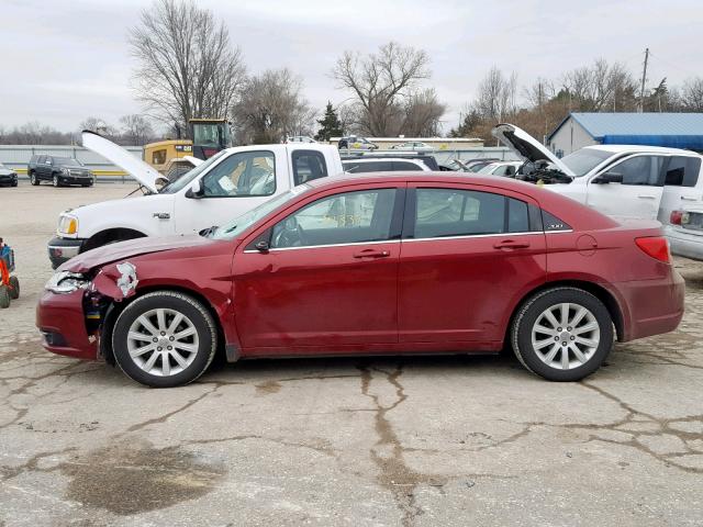 1C3CCBBB4EN183948 - 2014 CHRYSLER 200 TOURIN RED photo 9