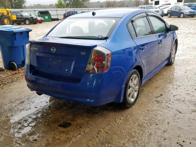 3N1AB6AP8AL682811 - 2010 NISSAN SENTRA 2.0 BLUE photo 4