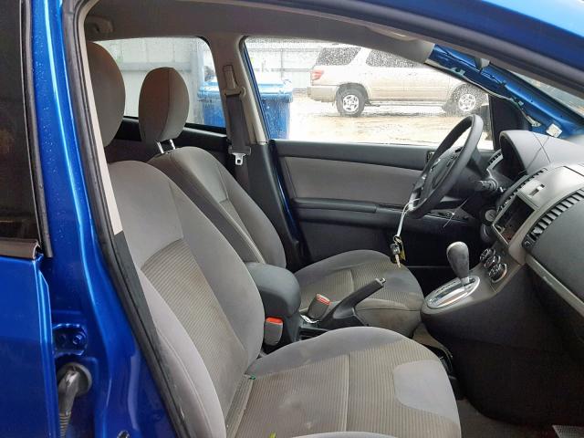 3N1AB6AP8AL682811 - 2010 NISSAN SENTRA 2.0 BLUE photo 5