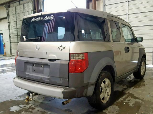 5J6YH27623L026856 - 2003 HONDA ELEMENT EX SILVER photo 4