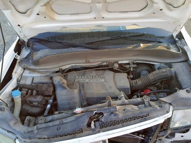 2HJYK16547H523657 - 2007 HONDA RIDGELINE WHITE photo 7