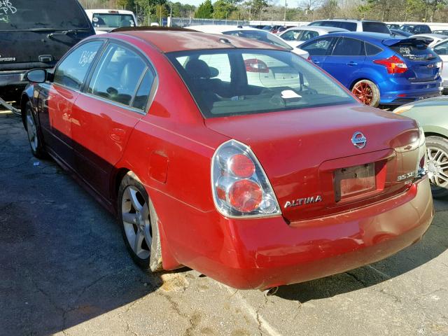 1N4BL11D45C372797 - 2005 NISSAN ALTIMA SE RED photo 3