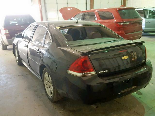 2G1WA5E32E1137579 - 2014 CHEVROLET IMPALA LIM BLACK photo 3