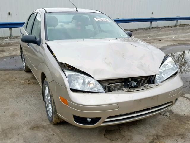 1FAFP34N16W169792 - 2006 FORD FOCUS ZX4 TAN photo 1