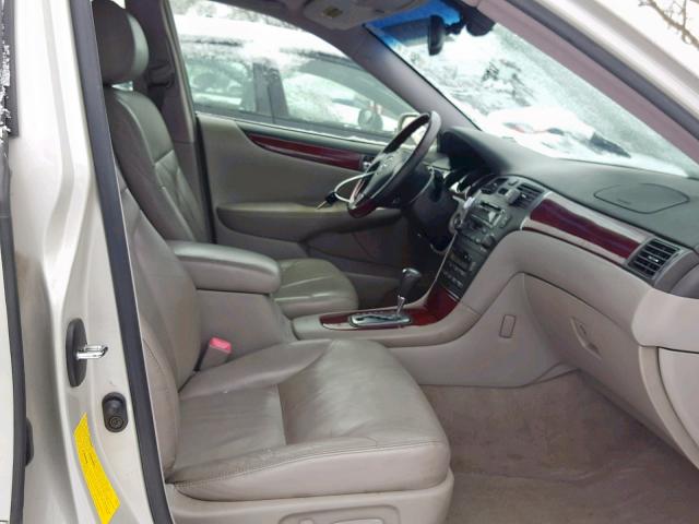 JTHBA30G845035770 - 2004 LEXUS ES 330 SILVER photo 5