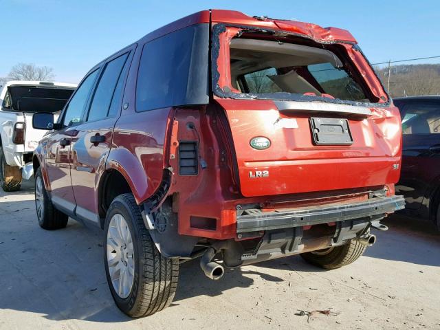 SALFP24NX8H049476 - 2008 LAND ROVER LR2 SE RED photo 3