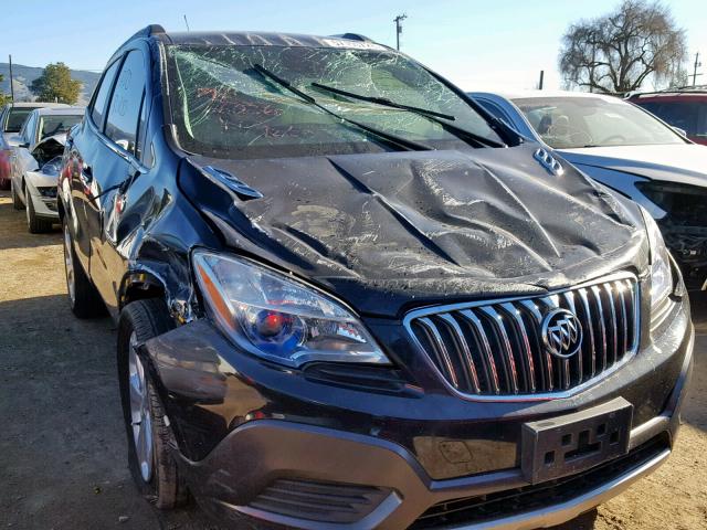 KL4CJESB0GB586956 - 2016 BUICK ENCORE BLACK photo 1