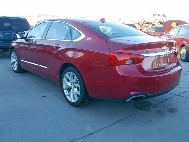 2G1155S33E9221317 - 2014 CHEVROLET IMPALA LTZ RED photo 3