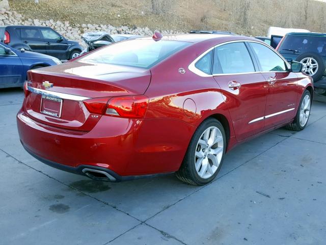 2G1155S33E9221317 - 2014 CHEVROLET IMPALA LTZ RED photo 4