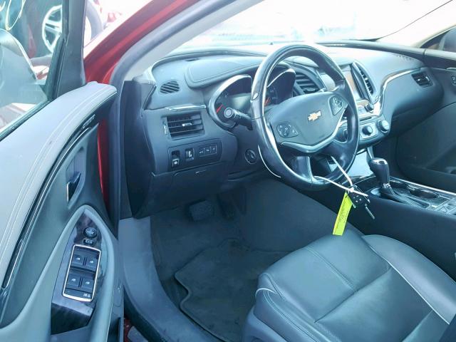 2G1155S33E9221317 - 2014 CHEVROLET IMPALA LTZ RED photo 9