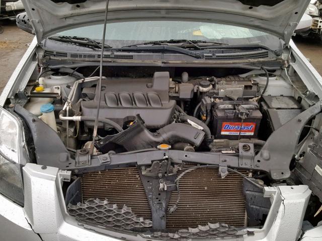 3N1AB6AP5AL674326 - 2010 NISSAN SENTRA 2.0 SILVER photo 7