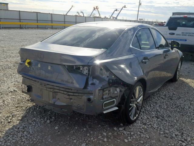 JTHBA1D28G5026459 - 2016 LEXUS IS 200T GRAY photo 4