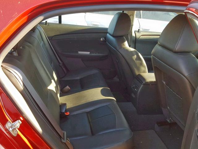 1G1ZE5E08CF278086 - 2012 CHEVROLET MALIBU LTZ წითელი ფოტო 6