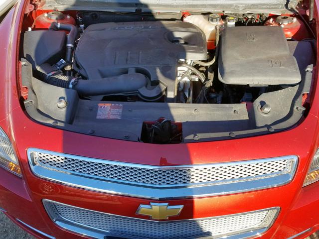 1G1ZE5E08CF278086 - 2012 CHEVROLET MALIBU LTZ წითელი ფოტო 7