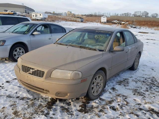 YV1TS59H941363338 - 2004 VOLVO S80 2.5T GOLD photo 2