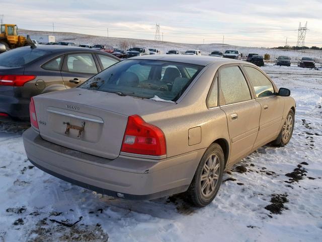 YV1TS59H941363338 - 2004 VOLVO S80 2.5T GOLD photo 4