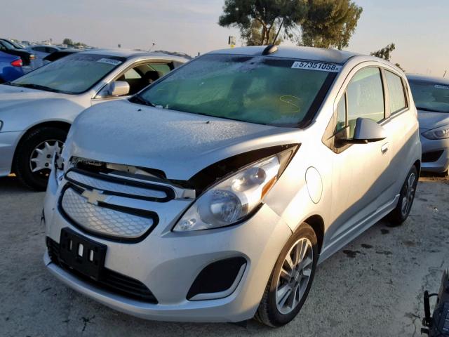 KL8CL6S08FC816815 - 2015 CHEVROLET SPARK EV 2 SILVER photo 2