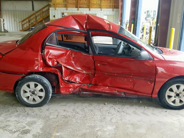 KNADC125X56391506 - 2005 KIA RIO RED photo 9