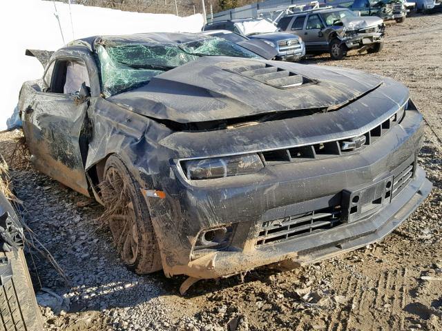 2G1FJ1EW1F9119984 - 2015 CHEVROLET CAMARO 2SS GRAY photo 1