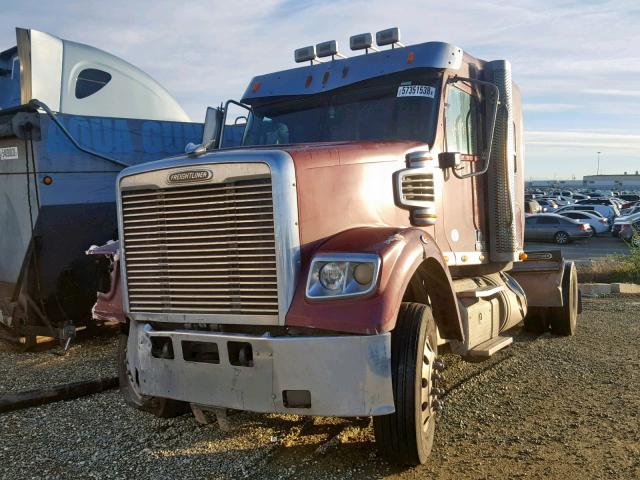 3AKBGNDV6FDGJ0746 - 2015 FREIGHTLINER CONVENTION MAROON photo 2