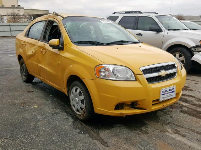 KL1TD5DE2BB132812 - 2011 CHEVROLET AVEO LS YELLOW photo 1