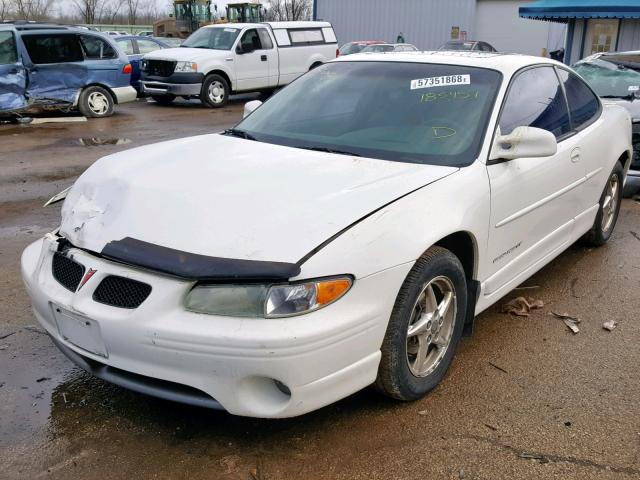1G2WP12K92F249976 - 2002 PONTIAC GRAND PRIX WHITE photo 2