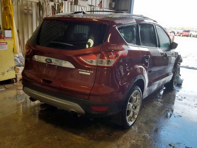 1FMCU0J9XEUC59444 - 2014 FORD ESCAPE TIT RED photo 4