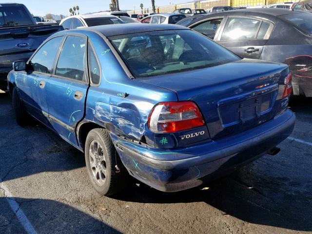 YV1VS2554YF517028 - 2000 VOLVO S40 BLUE photo 3