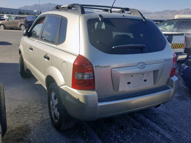 KM8JM12B06U249764 - 2006 HYUNDAI TUCSON GL SILVER photo 3