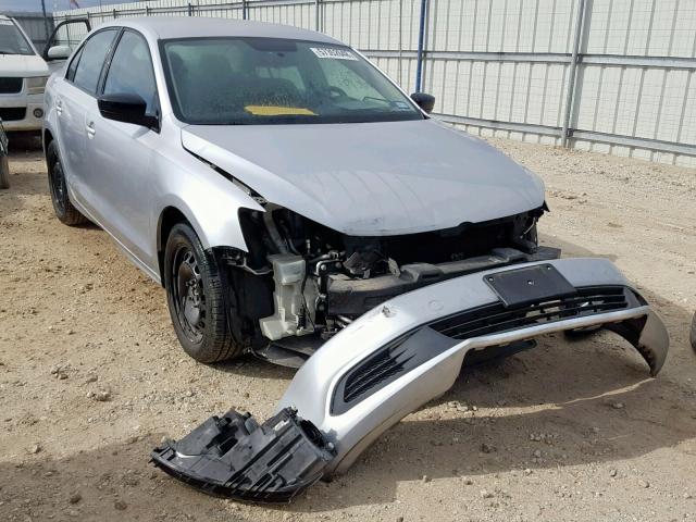 3VW2K7AJXCM381857 - 2012 VOLKSWAGEN JETTA BASE Արծաթագույն լուսանկար 1