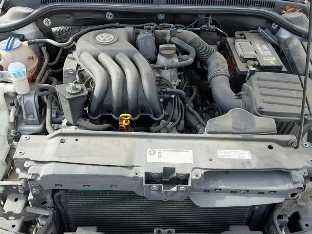 3VW2K7AJXCM381857 - 2012 VOLKSWAGEN JETTA BASE Արծաթագույն լուսանկար 7