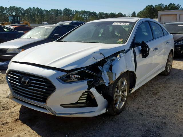 5NPE34AF0JH606796 - 2018 HYUNDAI SONATA SPO WHITE photo 2