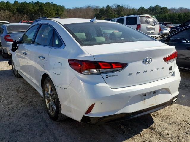 5NPE34AF0JH606796 - 2018 HYUNDAI SONATA SPO WHITE photo 3