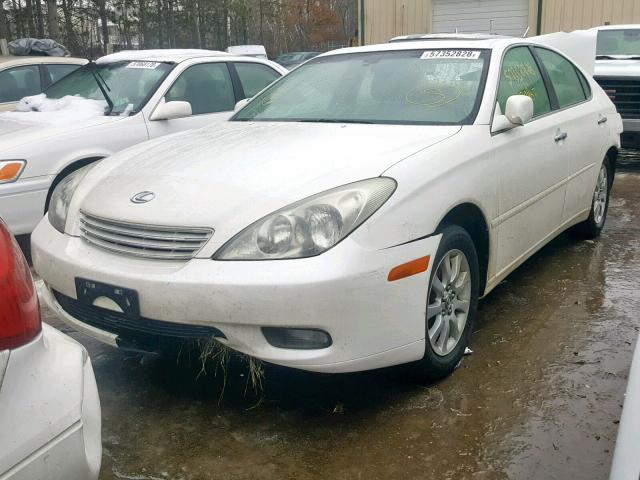 JTHBF30G920010436 - 2002 LEXUS ES 300 WHITE photo 2