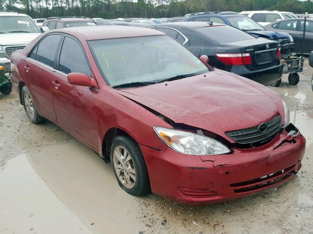 4T1BF32K54U070580 - 2004 TOYOTA CAMRY LE RED photo 1